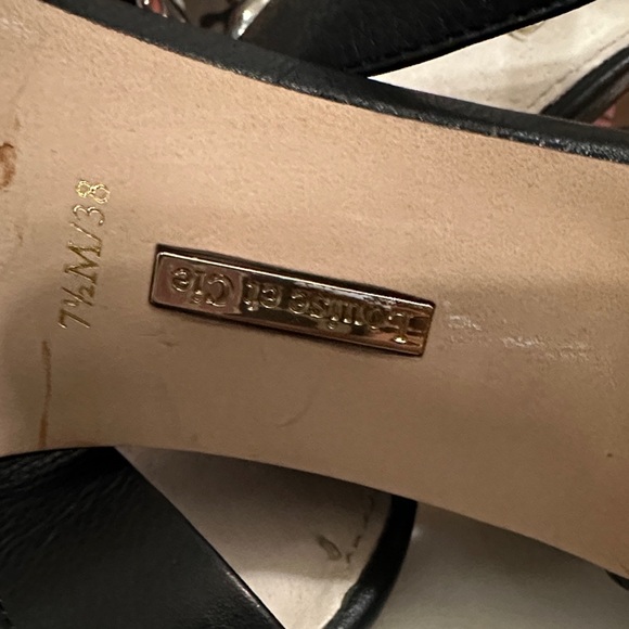 Louise et Cie Black Strappy Heels - Picture 5 of 8